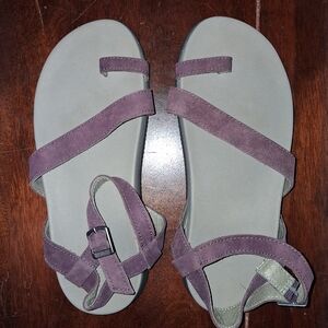 Chaco Tulip Performance Sandals Purple Nubuck Strappy Sandals Womens Size 7